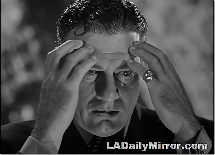 Stressed man having a moment. 