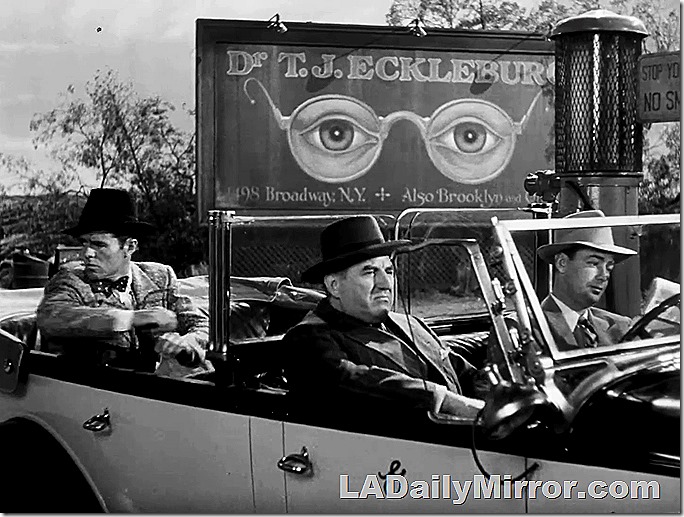 Mysterious men in mysterious car. 