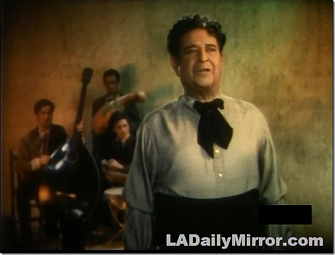 Mysterious fellow with curly hair. 