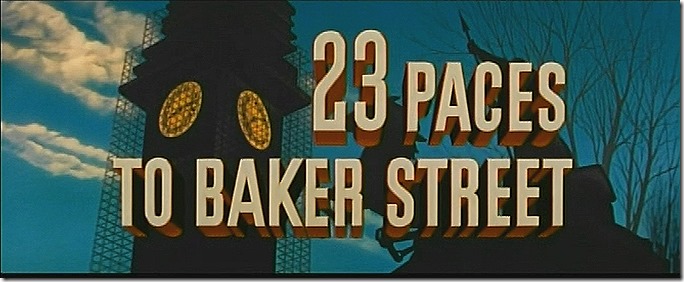 Main title: Lettering over image of Big Ben in scaffolding. 