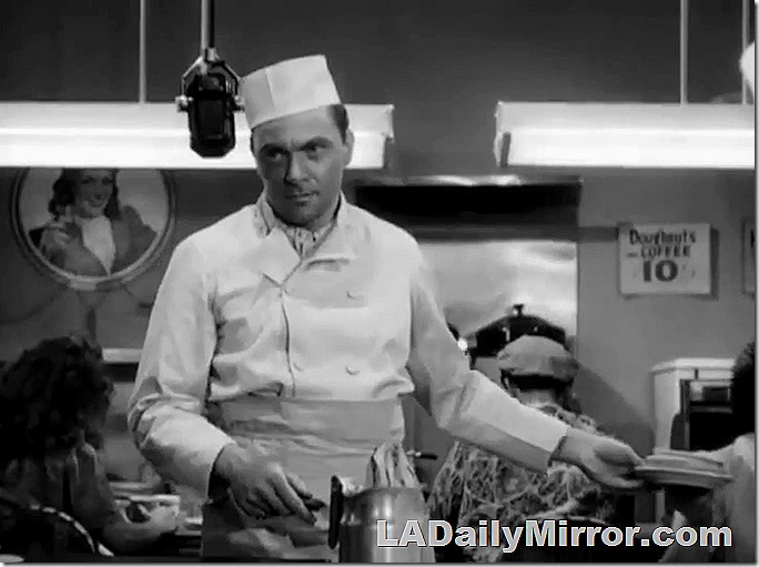 Counter man at lunch counter. Counter man at lunch counter.