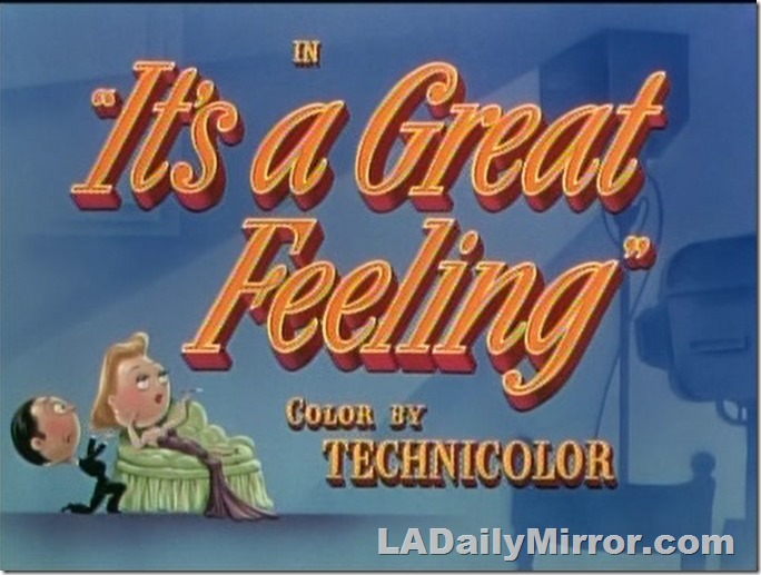 Main Title: Lettering with cartoon version of the stars. 