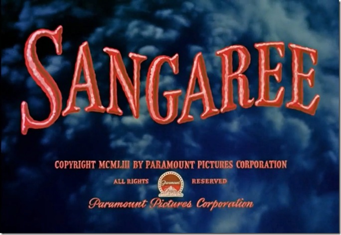 Main title: Lettering over clouds