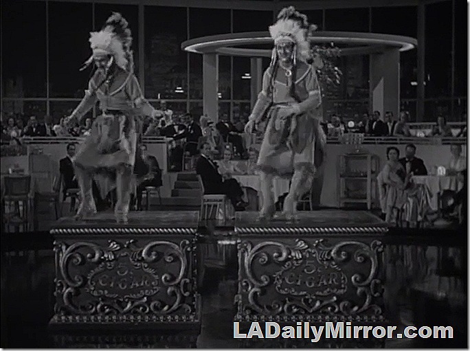 Men in nightclub act, tapdancing