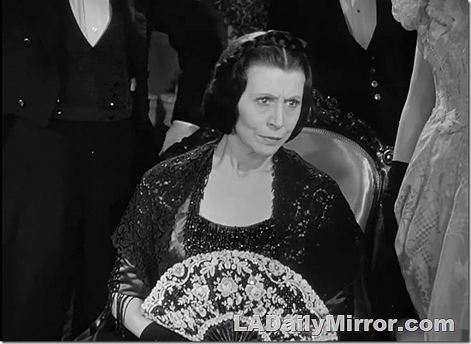 Woman in elegant dress of the 1860s 