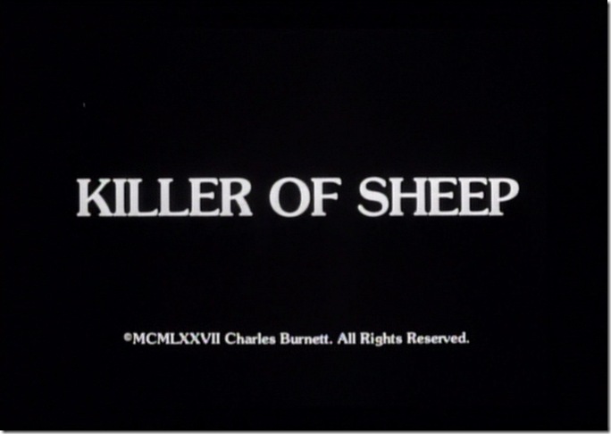 Main title: White lettering on a black background