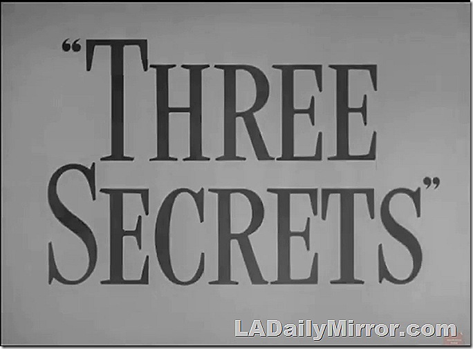 Main Title. Lettering over clouds.