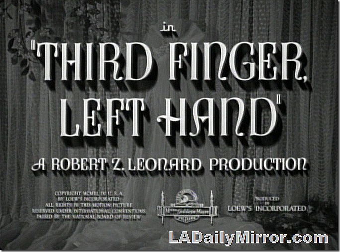 Main Title: Lettering over shot of wedding dress. Main Title: Lettering over shot of wedding dress.