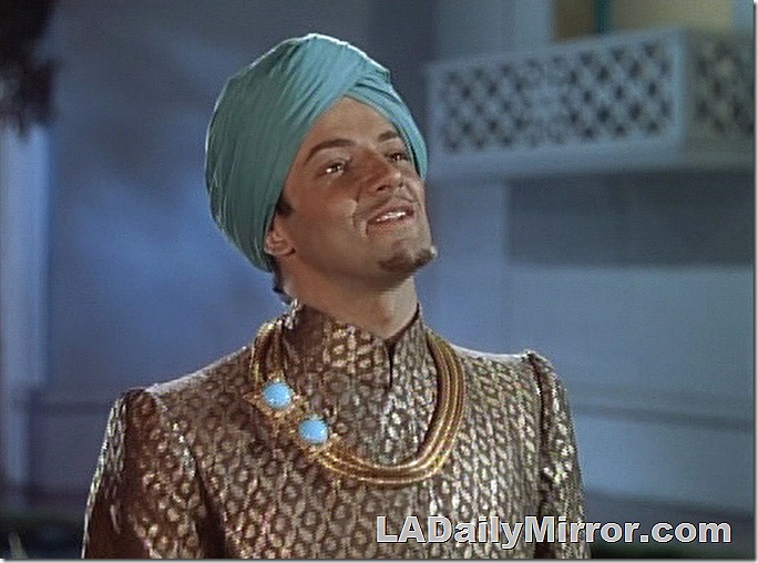 Man in turban and fantasy Arabian costume Man in turban and fantasy Arabian costume