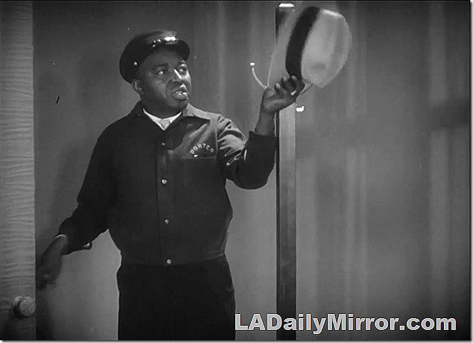 Man looking at hat. Man looking at hat.