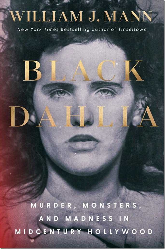 Book cover: Lettering over mug shot of Elizabeth Short. Book cover: Lettering over mug shot of Elizabeth Short.