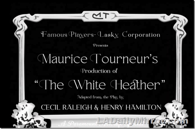 Main Title: Elaborate writing in frame. 