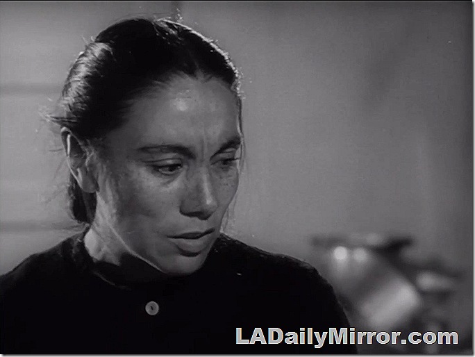 Woman with hair pulled back Woman with hair pulled back