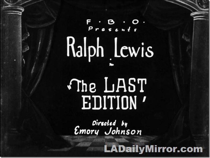 Main Title: Letter on artwork of empty stage. Main Title: Letter on artwork of empty stage.