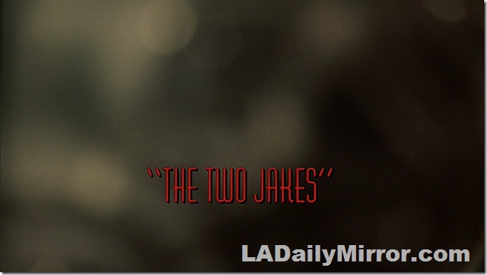 Blurred background with main title in red letters.