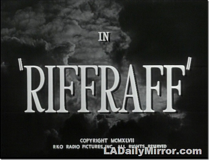 Main title: Lettering over dark clouds Main title: Lettering over dark clouds