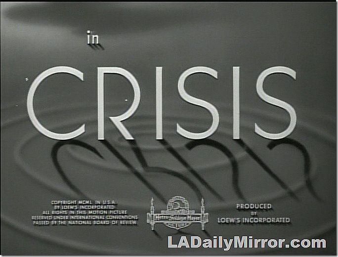 Main title: Lettering over rings, as if a pebble dropped in a pool of water. 
