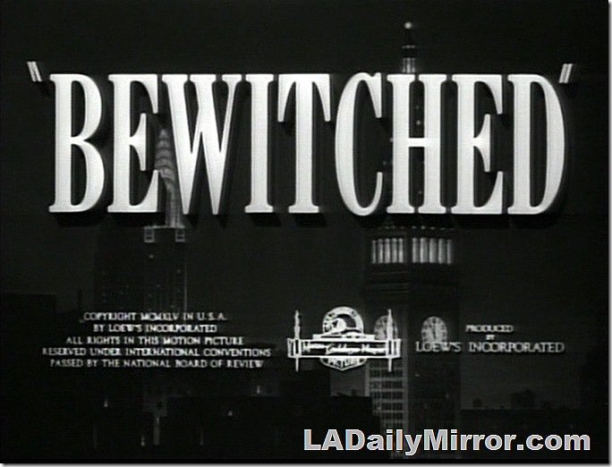 Main title: Lettering over nighttime skyline of city featuring a clock tower. 