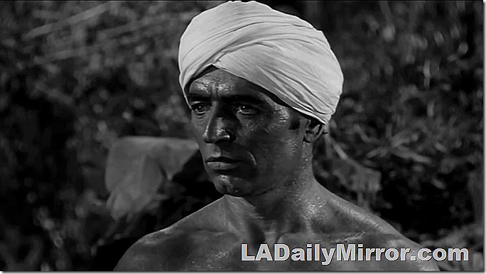 Barechested man in turban. Barechested man in turban.