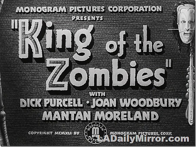 Main title: Lettering over textured background and image of a zombie. Main title: Lettering over textured background and image of a zombie.